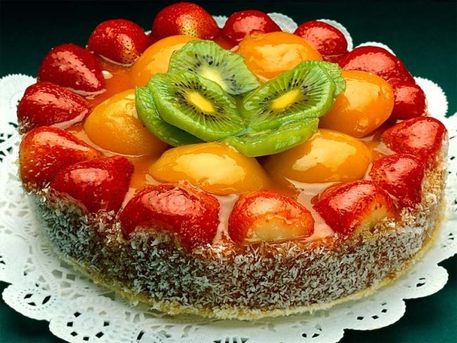 karışık meyveli yaş pasta tarifi Mozaik Pasta